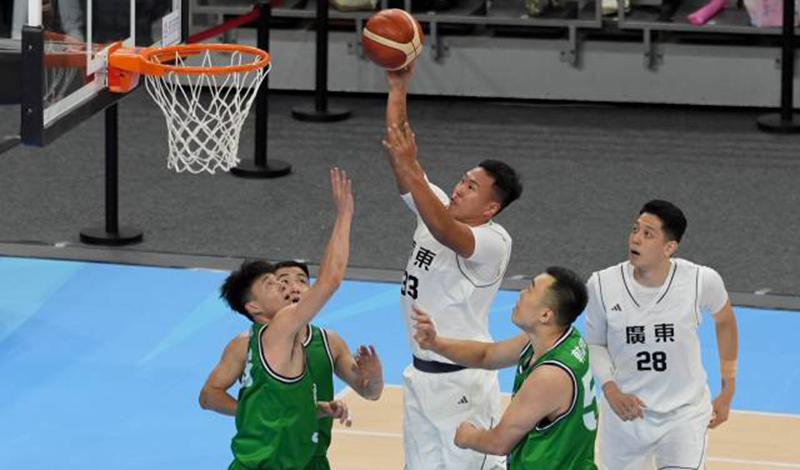 “遼粵大戰”廣東男籃大勝晉級 向金牌發起沖擊