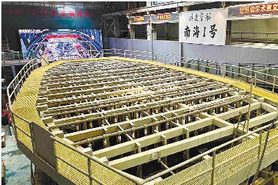 “水晶宮”首次開(kāi)放 近距離一睹“南海I號(hào)”真容