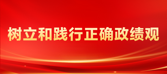 樹立和踐行正確政績觀