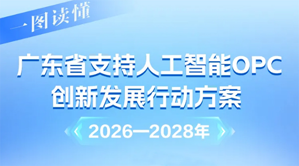 一圖讀懂 | 廣東省支持人工智能OPC創(chuàng)新發(fā)展行動(dòng)方案（2026-2028年）