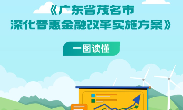 一圖讀懂《廣東省茂名市深化普惠金融改革實施方案》