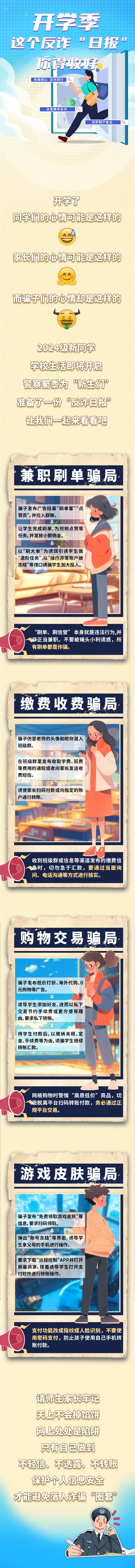 來源:廣州公安-開學季 這個反詐“日報”你得收好 來源:廣州公安-開學季 這個反詐“日報”你得收好